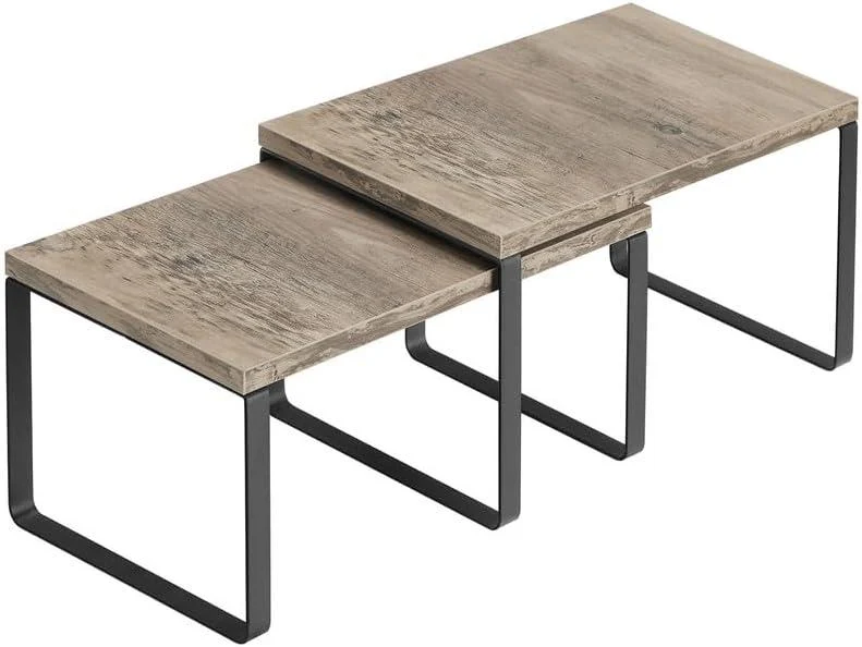 Chaise de salle à manger design contemporaine ergonomique 45 x 45 x 90 cm en tissu gris 12_0011214