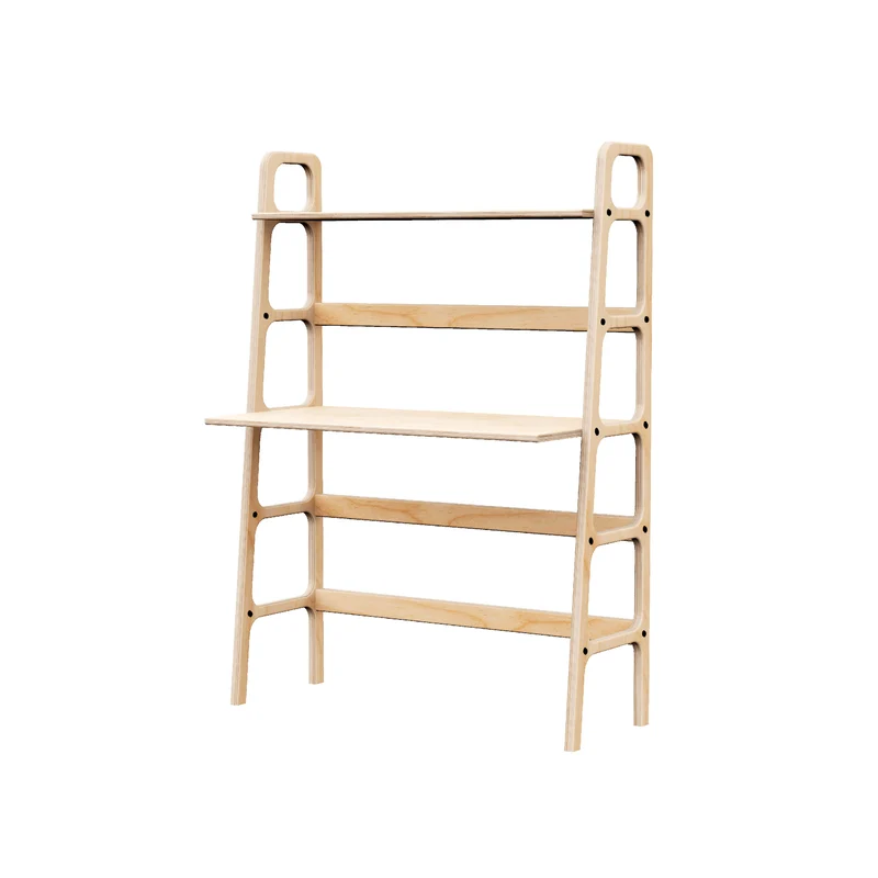 Mid-Century Desk with Shelf · Midi · 140 cm