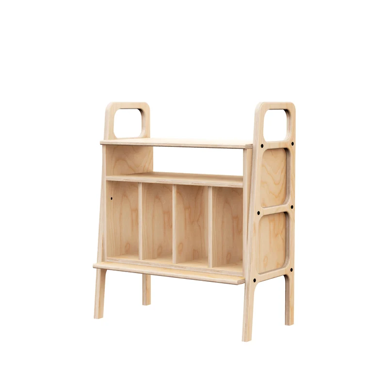 Mini Bookcase with vinyl · 90 cm