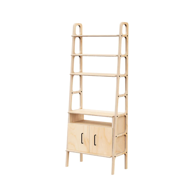 Maxi Bookcase with open cabinet · 190 cm