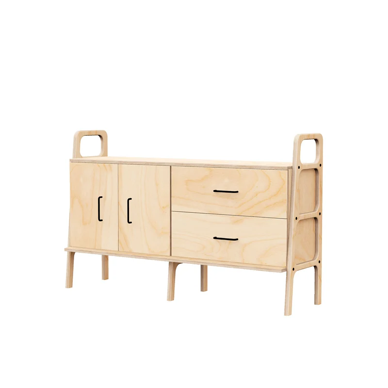 Mid-Century Credenza · Drawer & Cabinet · 143 cm
