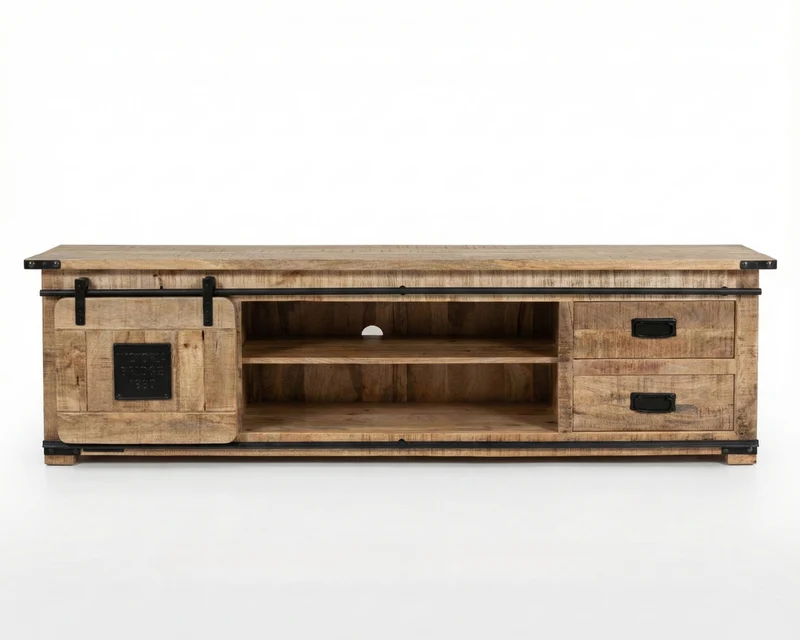 Meuble TV Manufacture – manguier massif