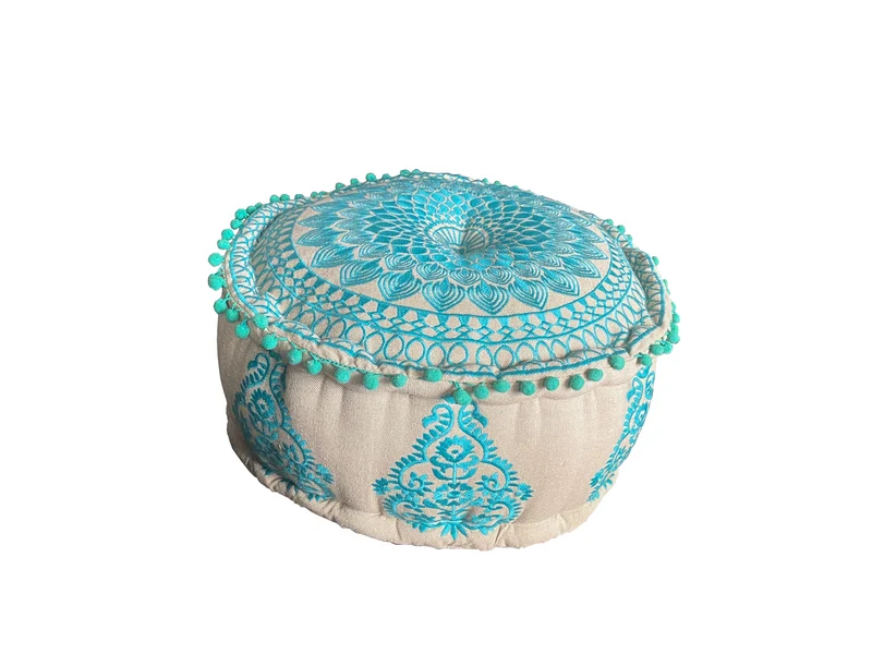 Coussin de sol rond Ottoman