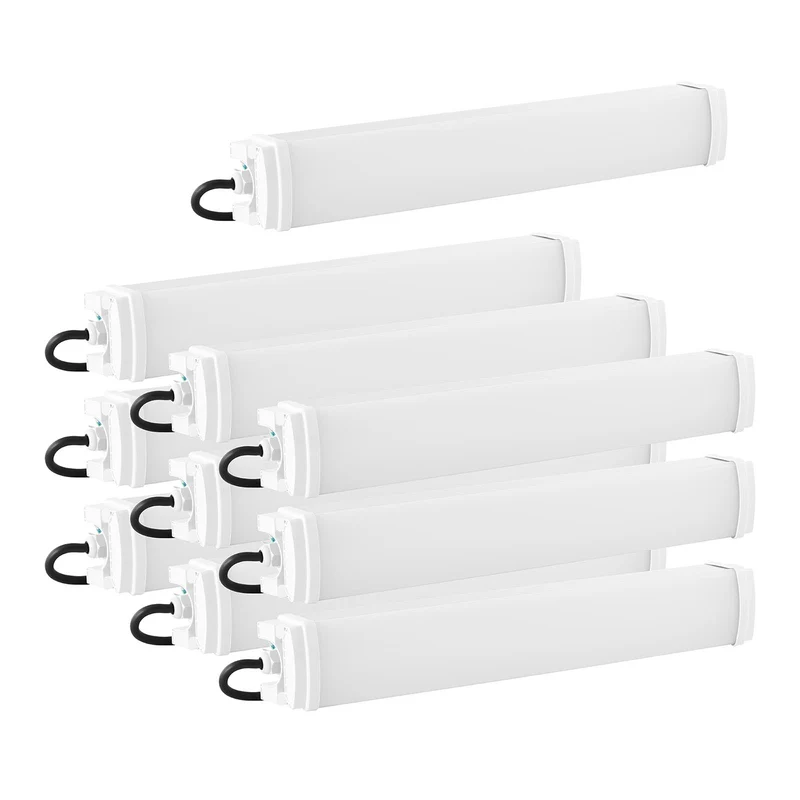 Lot de 10 réglettes 20 watts - 60 cm - 2 200 lm - 6000-6500 K 14_0006122