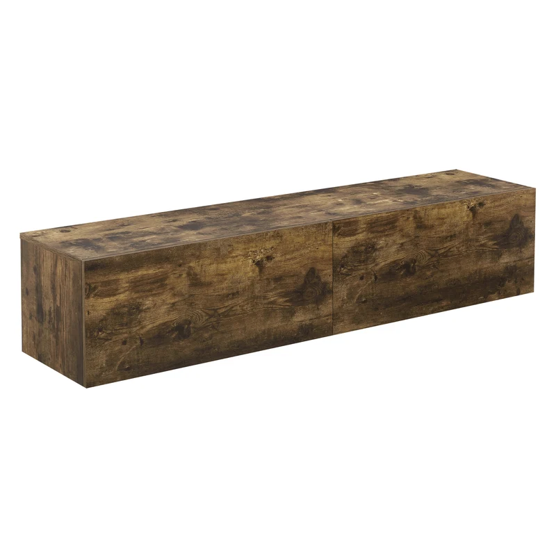 Étagère murale 140 x 33 x 30 cm effet noyer 03_0007027