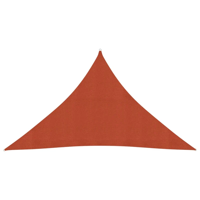 Voile toile d'ombrage parasol 160 g/m² PEHD 3,5 x 3,5 x 4,9 m terre cuite 02_0009345