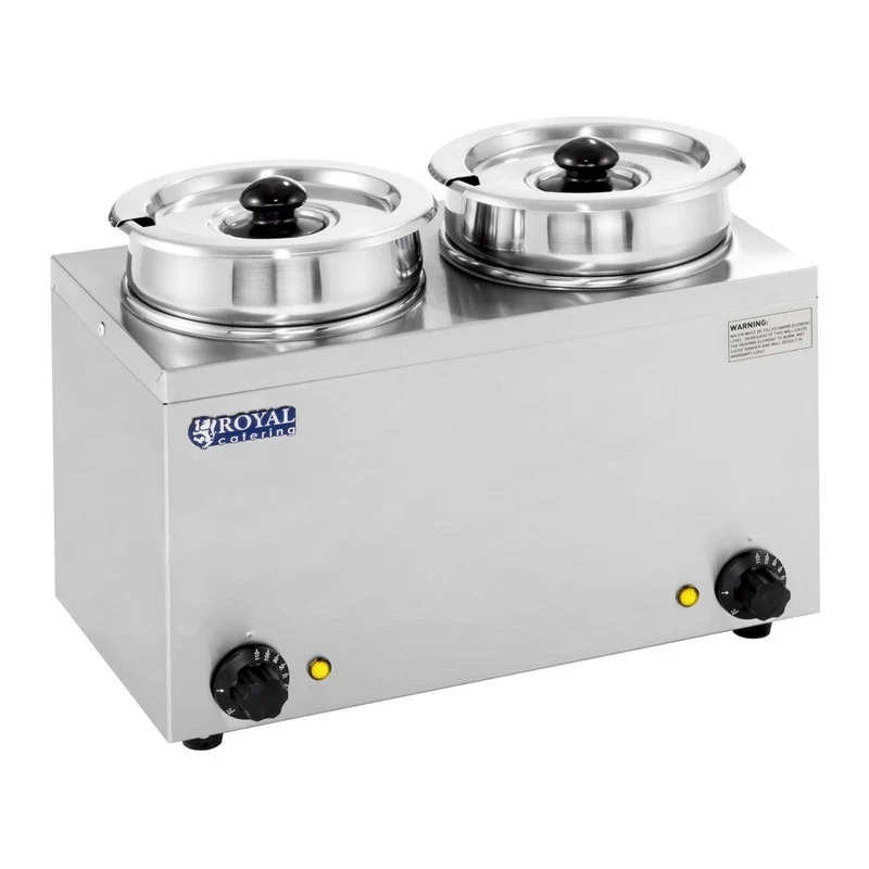 Distributeur de soupe - 2 x 2,75 litres - 300 watts acier inoxydable 14_0000149