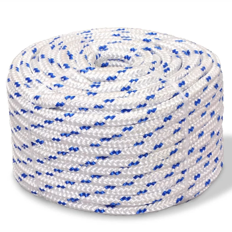 Corde de bateau Polypropylène 8 mm 100 m blanc 02_0003367