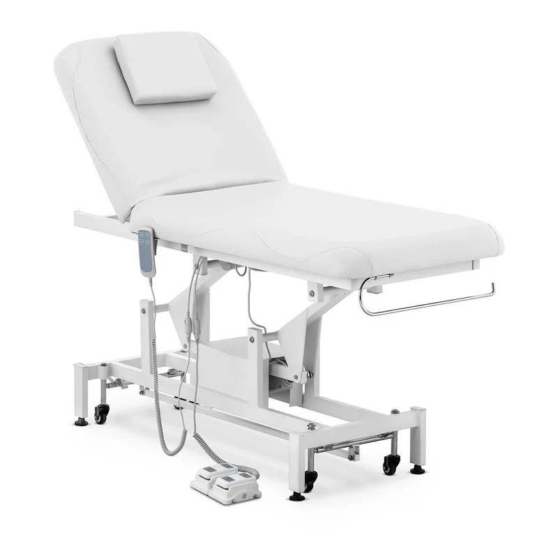 Table de massage professionnelle électrique lit de massage table de soin kiné 2 moteurs blanc 200 kg 14_0007750