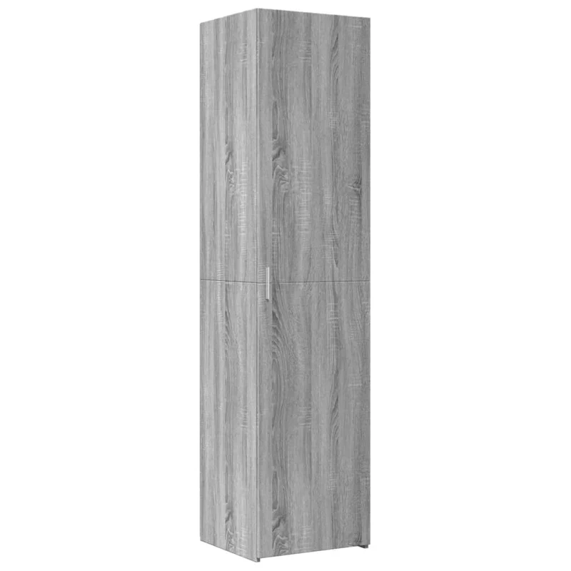 Buffet bahut commode armoire meuble de rangement organisateur cuisine salle de séjour salon haut sonoma 45 x 42,5 x 185 cm bois d'ingénierie gris 02_0035368