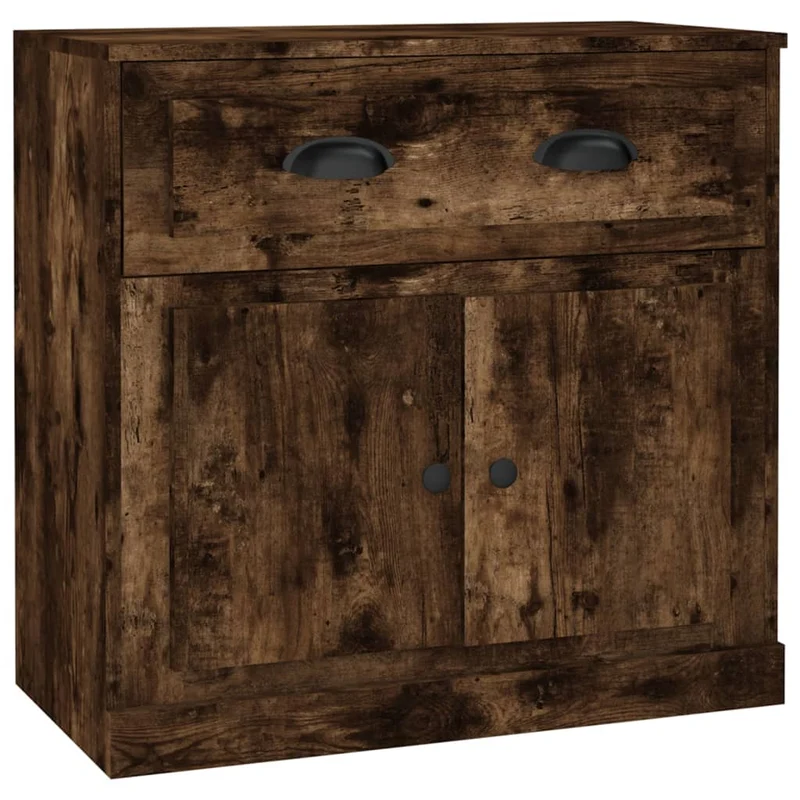 Buffet bahut commode armoire meuble de rangement organisateur cuisine salle de séjour salon 70 x 35,5 x 67,5 cm bois d'ingénierie marron 02_0031088
