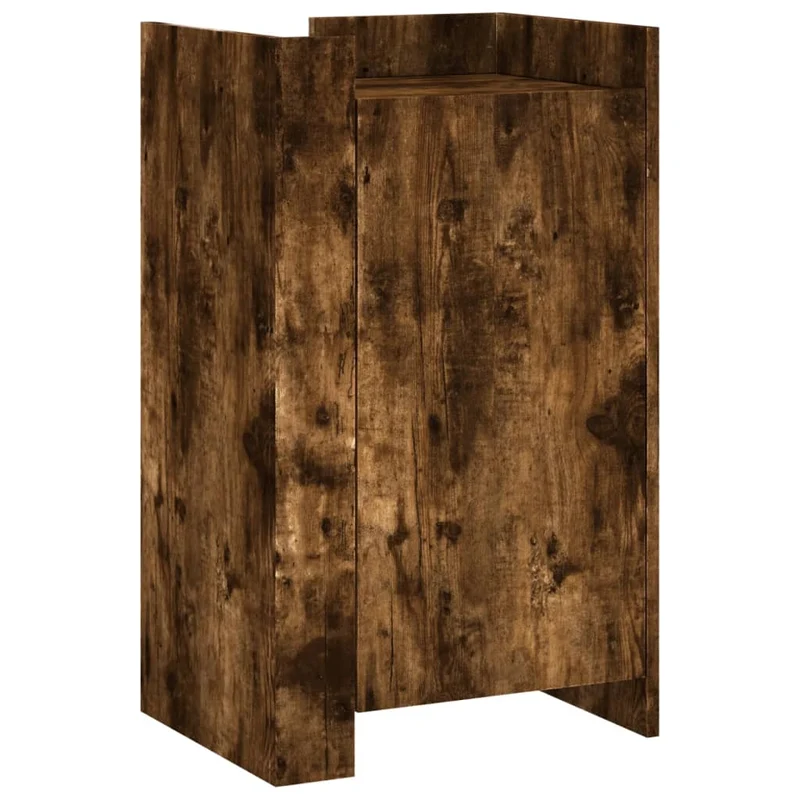 Buffet bahut commode armoire meuble de rangement organisateur cuisine salle de séjour salon 45 x 35 x 75 cm bois d'ingénierie marron 02_0030946