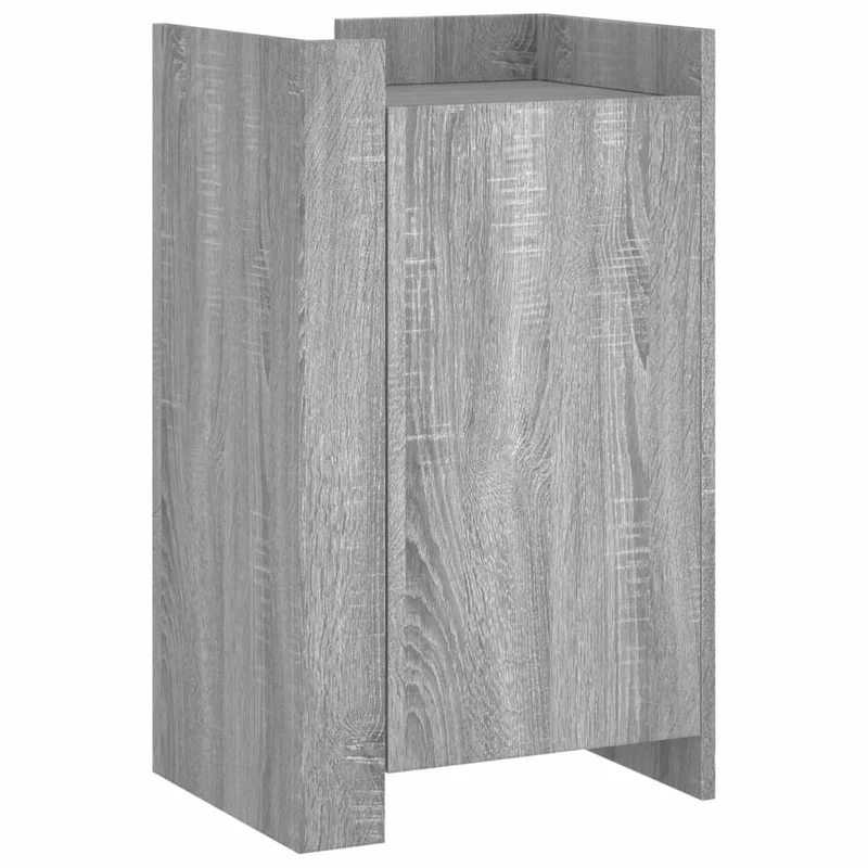 Buffet bahut commode armoire meuble de rangement organisateur cuisine salle de séjour salon sonoma 45 x 35 x 75 cm bois d'ingénierie gris 02_0036366