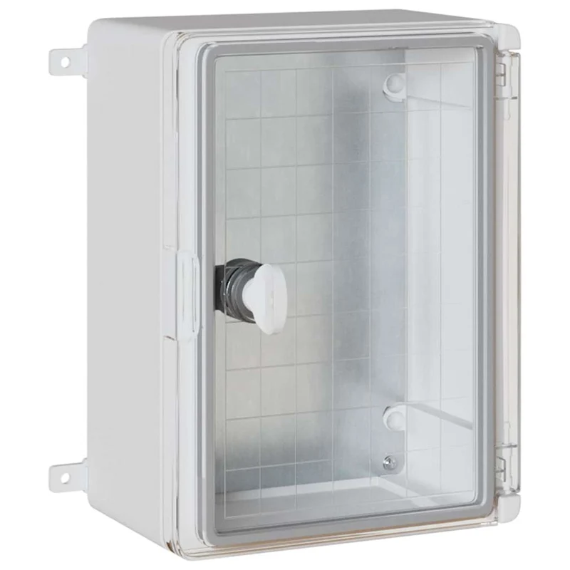 Armoire de contrôle moderne rangement intérieur extérieur 47 x 20 x 60 cm en plastique gris 02_0058206