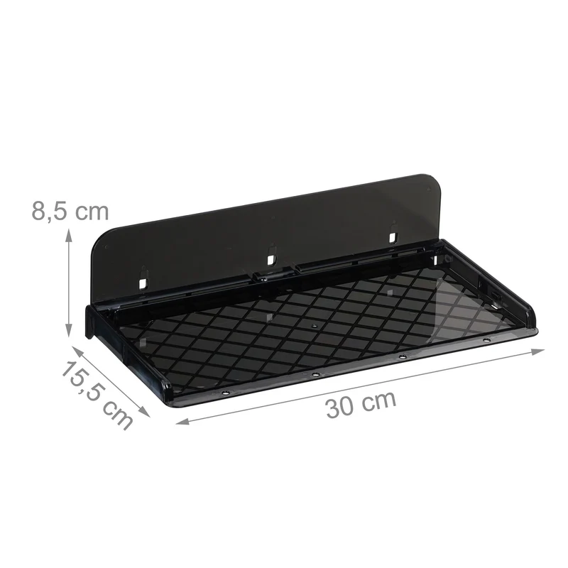 Tablette de lit extensible pratique pour livres et accessoires 50 x 20 x 10 cm en plastique blanc 13_0014829