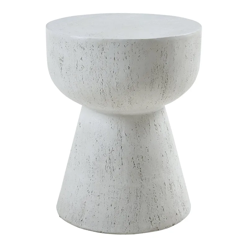Table d'appoint 51 x 40 cm blanc 03_0010941