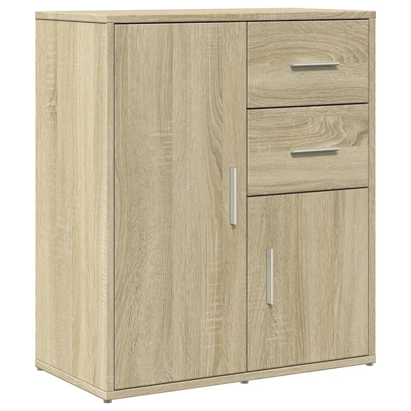 Buffet bahut commode armoire meuble de rangement organisateur cuisine salle de séjour salon sonoma 60 x 31 x 70 cm bois d'ingénierie marron 02_0031591