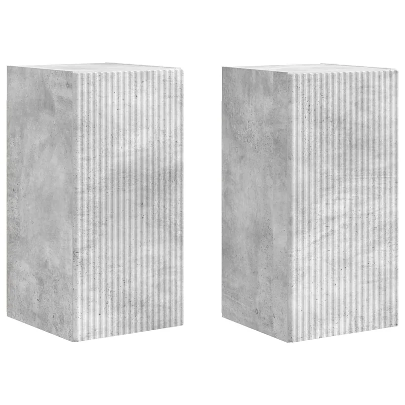 Meuble TV mural moderne fonctionnel et design 30 x 31 x 60 cm en bois d'ingénierie béton 02_0054956