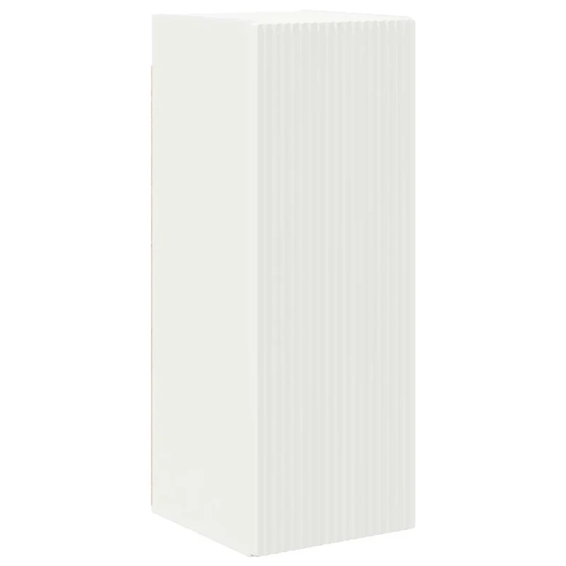 Meuble TV mural moderne 30 x 31 x 80 cm design minimaliste gain de place en bois d'ingénierie blanc 02_0054967