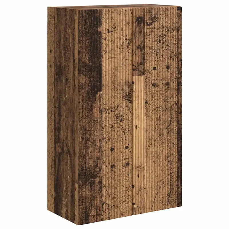 Meuble TV mural rectangulaire moderne avec plusieurs compartiments 59,5 x 31 x 100 cm en bois ancien 02_0055046