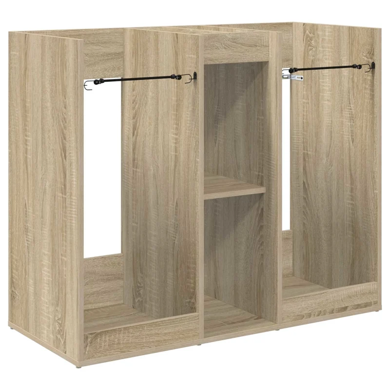 Armoire de rangement moderne grand espace intérieur 102 x 45 x 85 cm en bois chêne sonoma 02_0055058