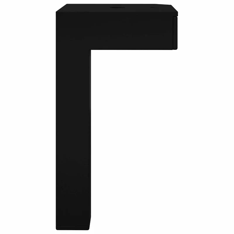 Lot de 12 pieds debout design moderne polyvalents 57 x 57 x 100 mm en fer noir 02_0051988