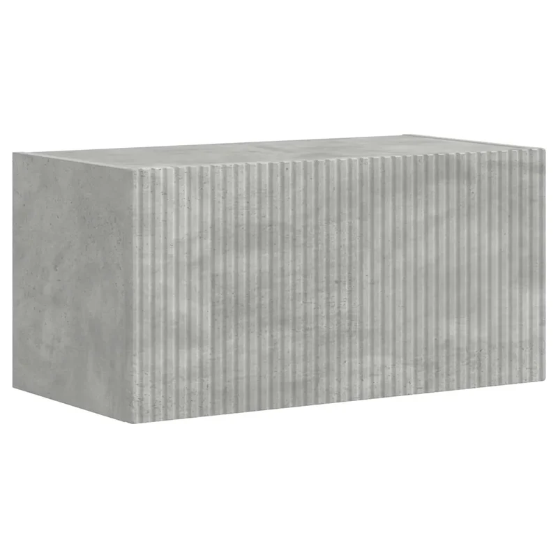Meuble TV mural moderne avec étagère pratique 60 x 31 x 29 cm en bois d'ingénierie béton 02_0054890