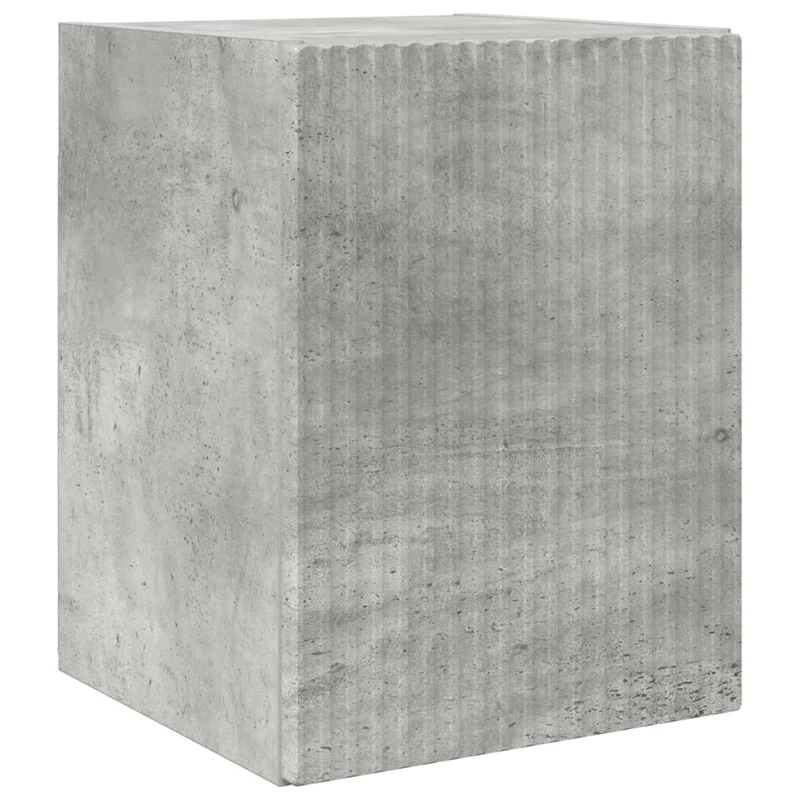 Meuble TV mural moderne minimaliste 30 x 31 x 40 cm avec rangement compact en bois d'ingénierie béton 02_0054940