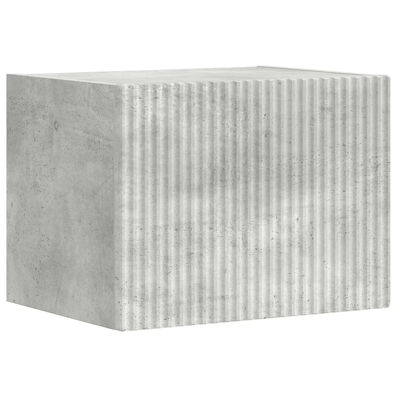 Meuble TV mural moderne rangement efficace 60 x 31 x 29 cm style minimaliste en bois d'ingénierie béton 02_0054875