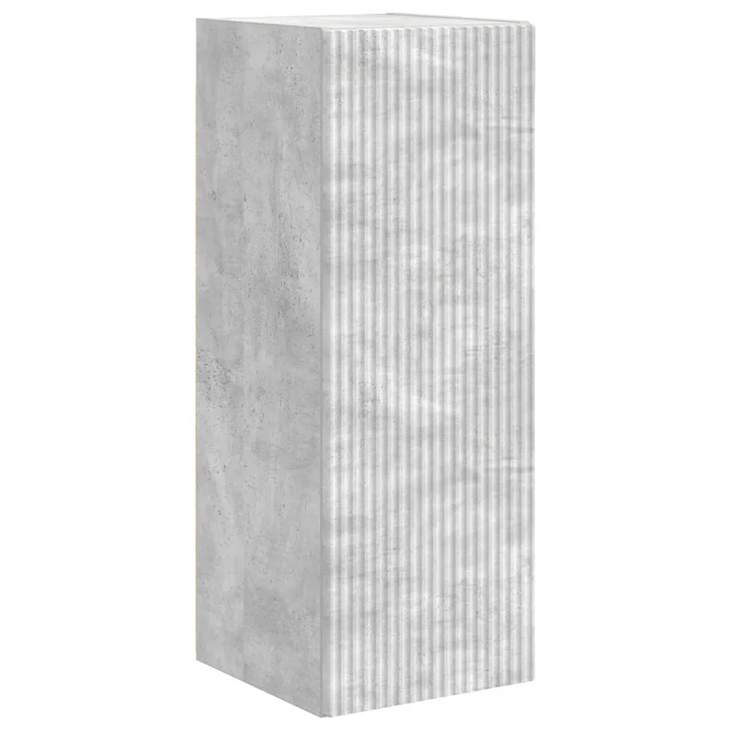Meuble TV mural moderne élevez votre espace avec rangement élégant 30 x 31 x 80 cm en bois d'ingénierie béton 02_0054973