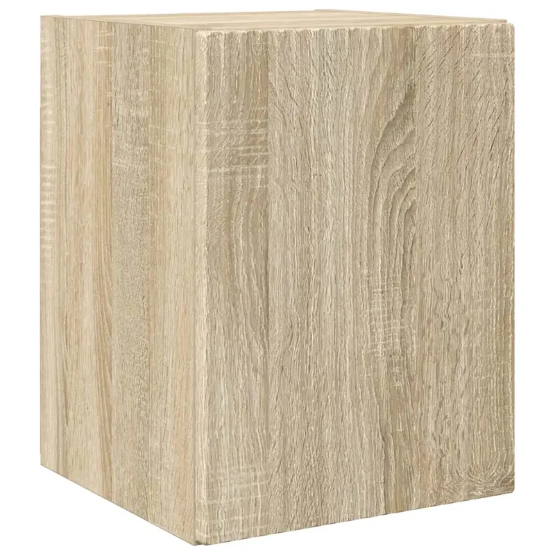 Meuble TV mural moderne gain de place 30 x 31 x 40 cm avec rangement design en bois d'ingénierie sonoma 02_0054939