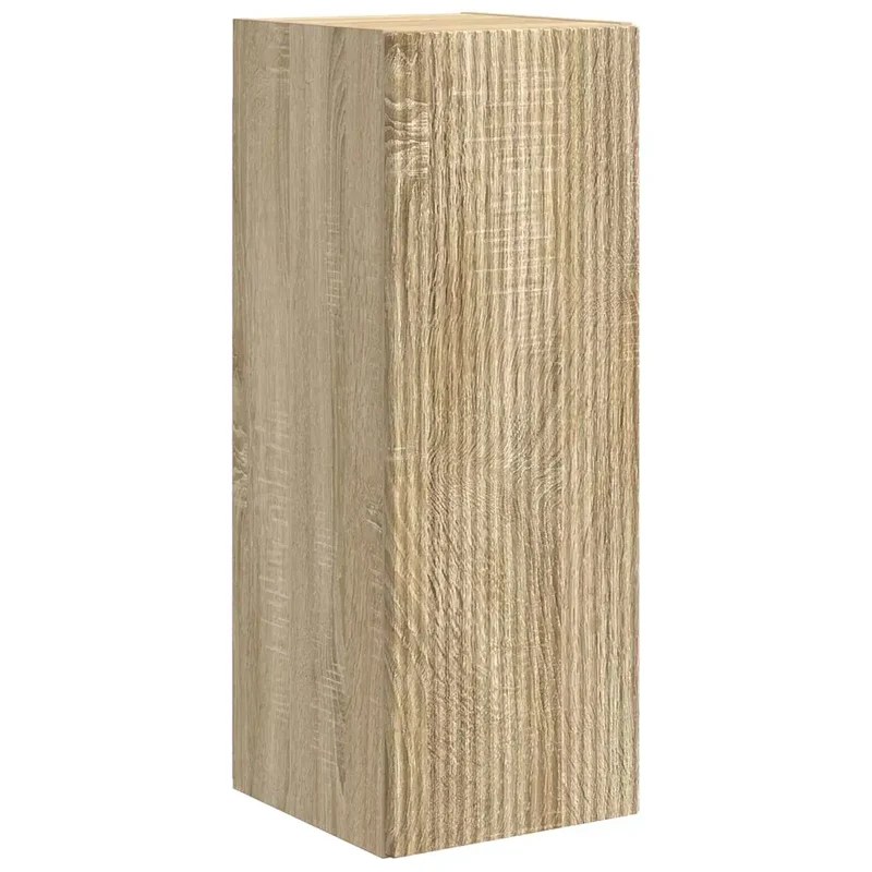 Meuble TV mural moderne minimaliste 30 x 31 x 80 cm avec rangements en bois d'ingénierie sonoma 02_0054971