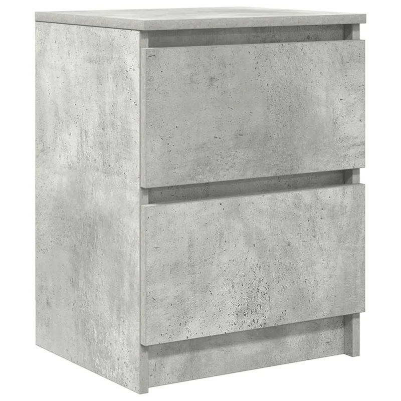 Meuble TV polyvalent avec rangement grand espace 40 x 35 x 54 cm en bois d'ingénierie gris béton 02_0051720