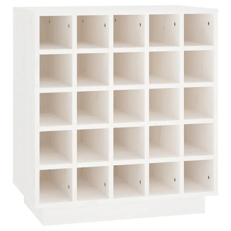 Armoire à vin moderne rustique grande capacité 55,5 x 34 x 61 cm en bois de pin blanc 02_0048450