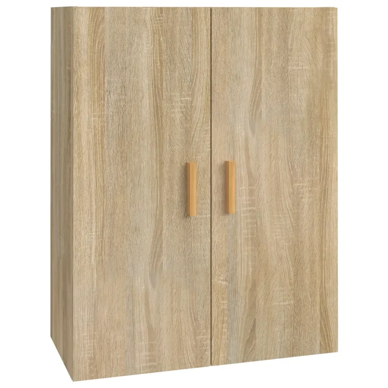 Armoire murale suspendue chêne sonoma 69,5 x 34 x 90 cm grand espace de rangement design moderne en bois sonoma 02_0048015