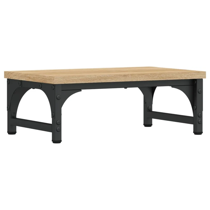 Support de moniteur table meuble bureau sonoma 37 x 23 x 14 cm bois d'ingénierie marron 02_0044985