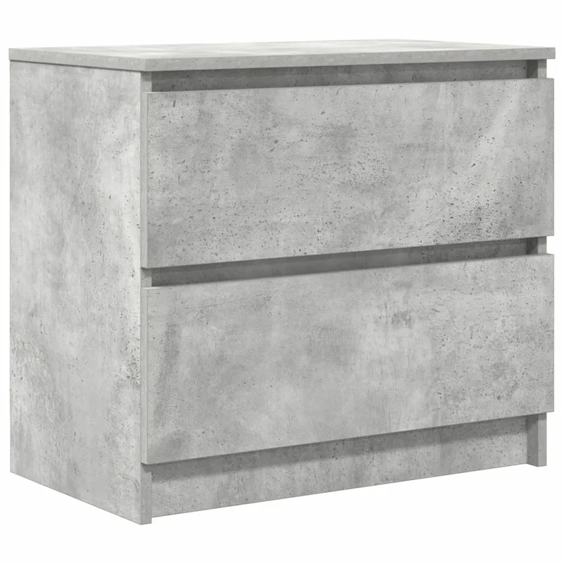Meuble TV moderne 60 x 35 x 54 cm grand espace de rangement salon en bois d'ingénierie gris béton 02_0051729