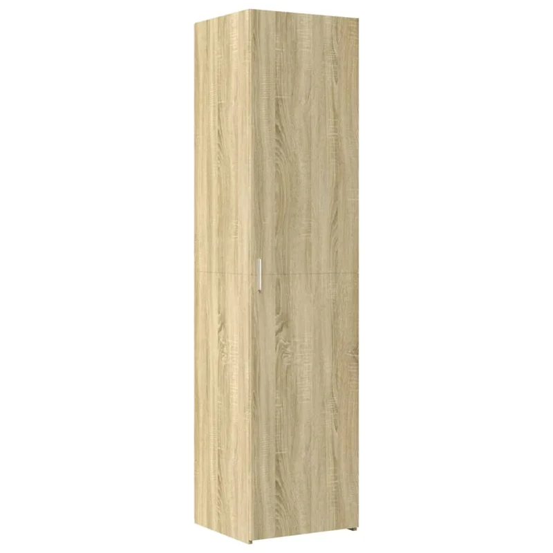 Buffet bahut commode armoire meuble de rangement organisateur cuisine salle de séjour salon haut sonoma 50 x 42,5 x 185 cm bois d'ingénierie marron 02_0034071