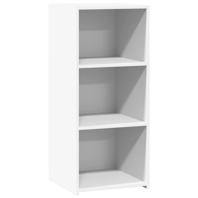 Buffet bahut commode armoire meuble de rangement organisateur cuisine salle de séjour salon 40 x 41 x 93 cm bois d'ingénierie blanc 02_0030309