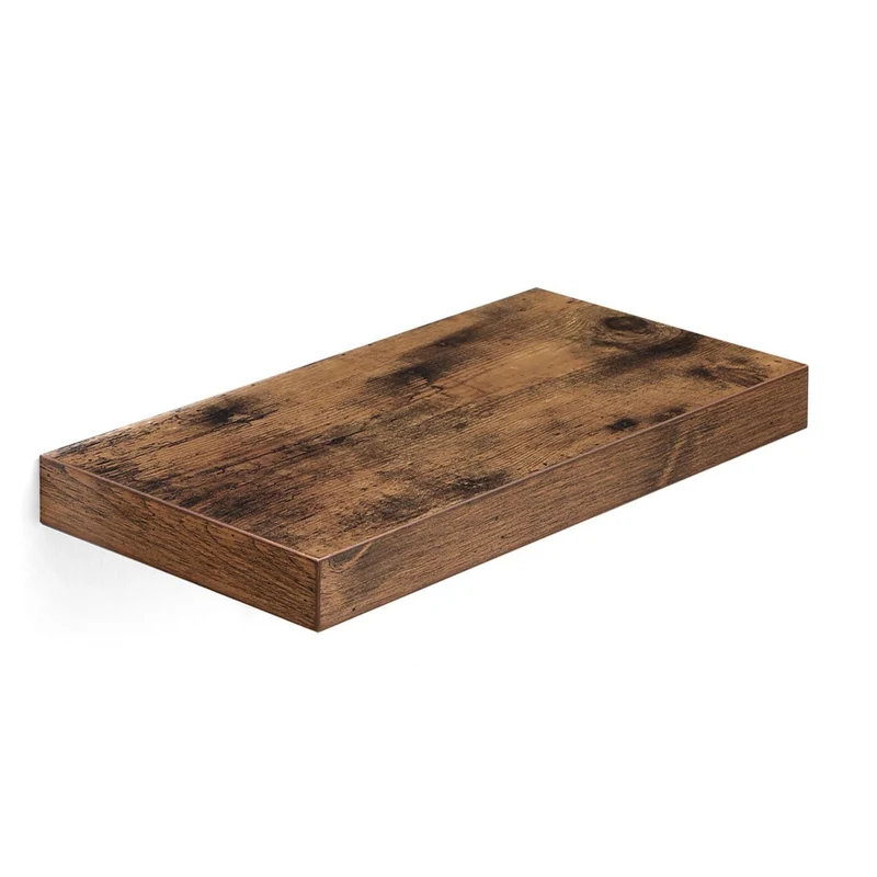 Étagère murale tablette murale étagère flottante étagère de rangement 40 x 20 x 38 cm marron 12_0005780