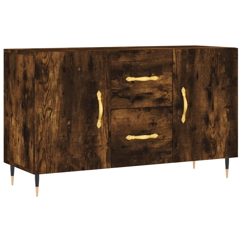 Buffet bahut commode armoire meuble de rangement organisateur cuisine salle de séjour salon 100 x 36 x 60 cm bois d'ingénierie marron 02_0030839