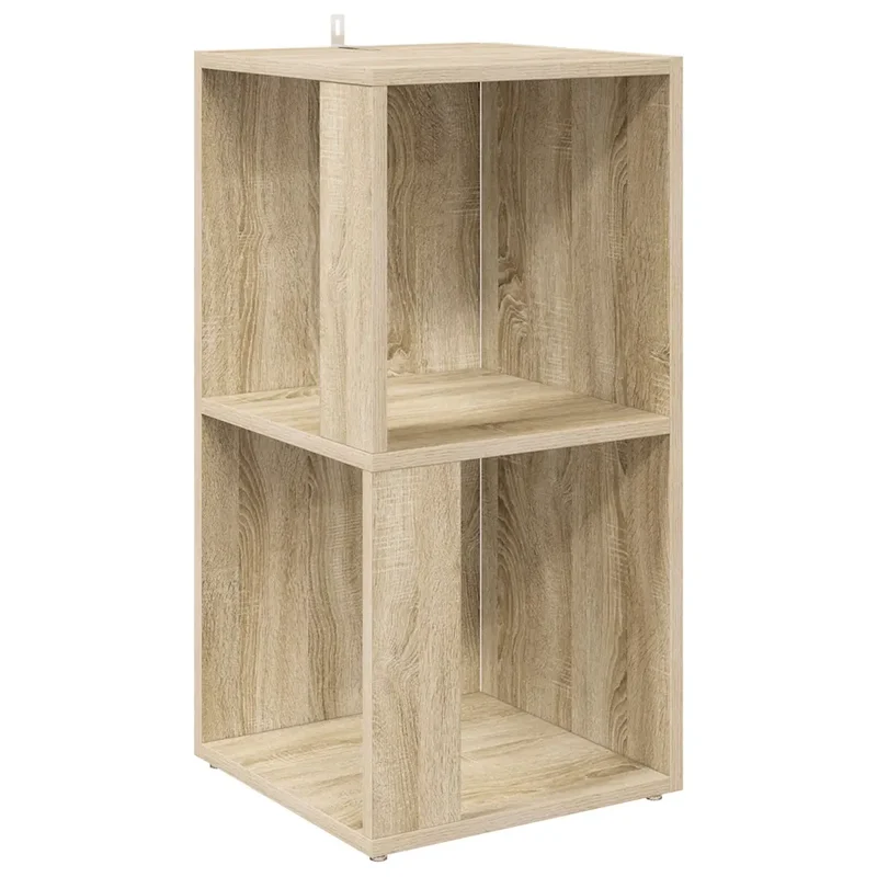 Armoire d'angle rustique élégante petit espace 33 x 33 x 67 cm en bois d'ingénierie chêne sonoma 02_0047967