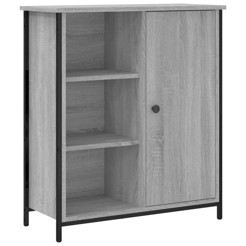 Buffet bahut commode armoire meuble de rangement organisateur cuisine salle de séjour salonsonoma 70 x 30 x 80 cm bois d'ingénierie gris 02_0036500