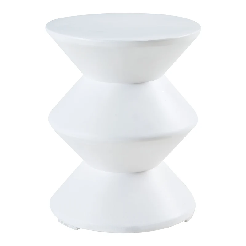 Table d'appoint 47 x 37 cm blanc 03_0010919