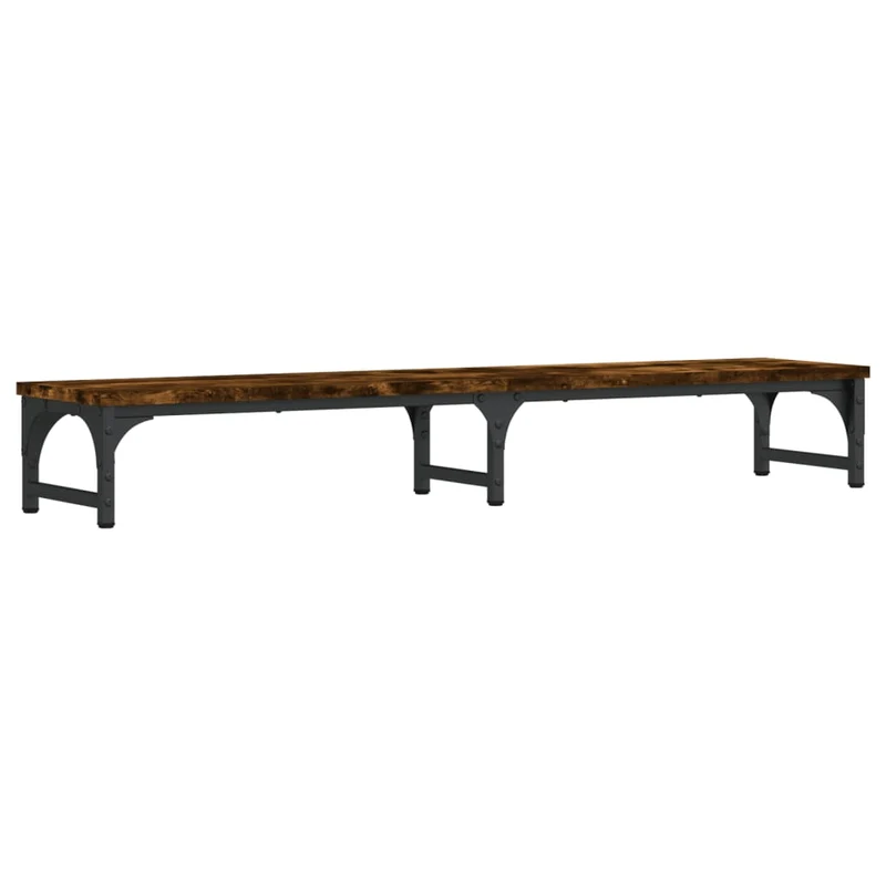 Support de moniteur table meuble bureau 105 x 23 x 15,5 cm bois d'ingénierie marron 02_0044854