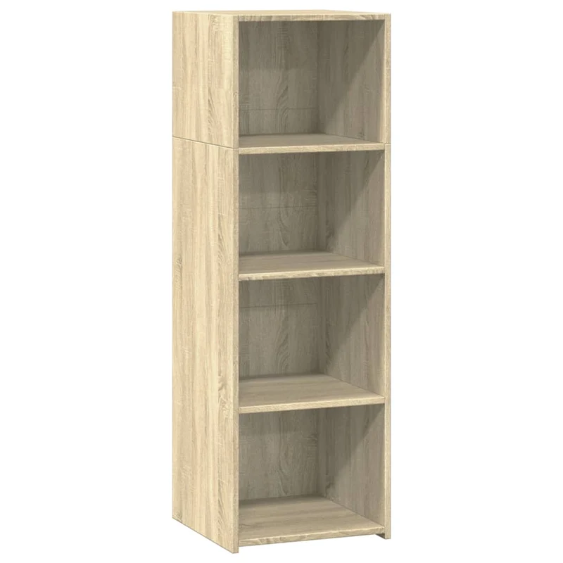 Buffet bahut commode armoire meuble de rangement organisateur cuisine salle de séjour salon sonoma 40 x 41 x 124 cm bois d'ingénierie marron 02_0031566