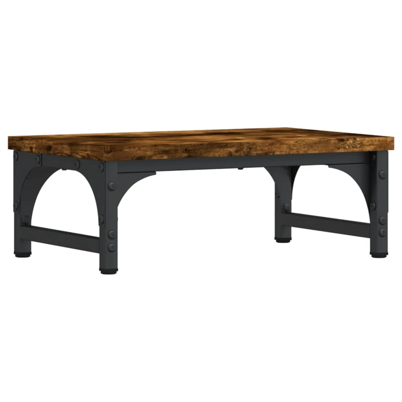 Support de moniteur table meuble bureau 37 x 23 x 14 cm bois d'ingénierie marron 02_0044856