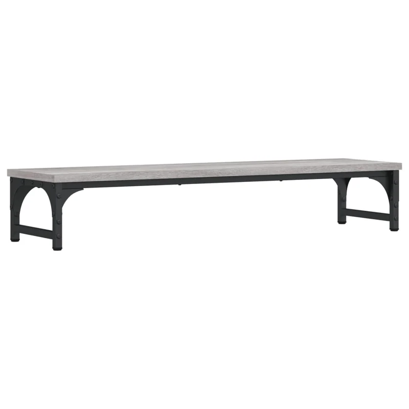 Support de moniteur table meuble bureau sonoma 85 x 23 x 15,5 cm bois d'ingénierie gris 02_0045001