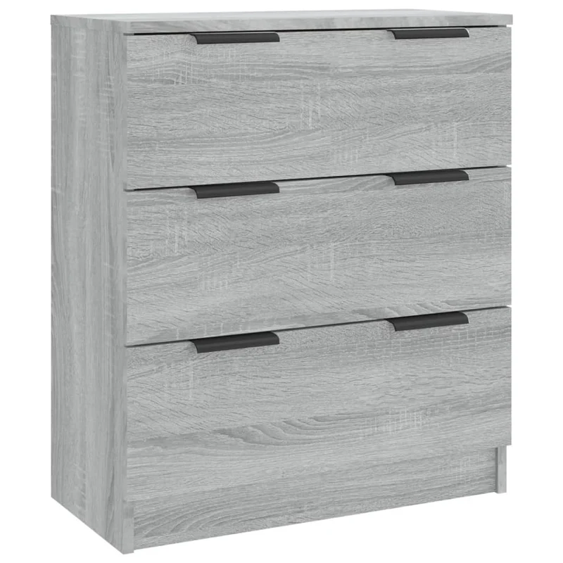 Buffet bahut commode armoire meuble de rangement organisateur cuisine salle de séjour salonsonoma 60 x 30 x 70 cm bois d'ingénierie gris 02_0036377