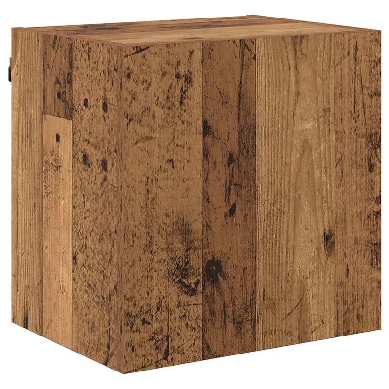 Meuble TV mural design moderne rangement optimisé 40,5 x 30 x 40 cm en bois d'ingénierie bois ancien 02_0052796